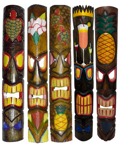 Set tiki mask - set,