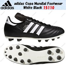 adidas Copa Mundial Footwear White Black 15110 Men's Size