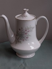Mayfair Fine Bone China pastel Flowers Coffee pot Excellent Condition