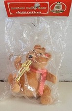 Vintage Flaux Music Teddy Bear
