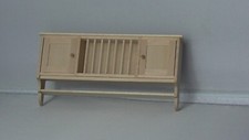 Dolls House 12th scale Plain Wood Wall Shelving unit Dresser Quality   HM198