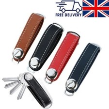 Smart Compact Leather Key Holder Keyring Organizer Pocket Keychain Pocket Tool