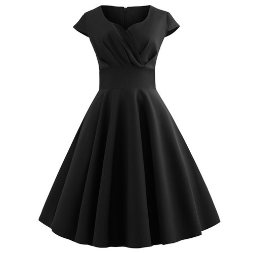 Women vintage swing dress - women,