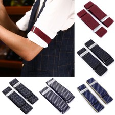 Shirt Adjustable Sleeve Holders Arm Bands Mens Armbands Bar Bartender Gentleman