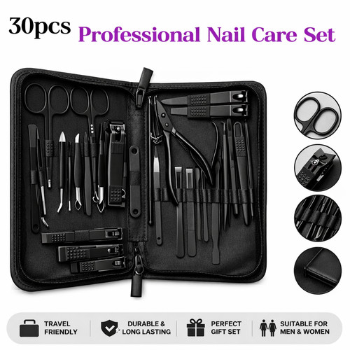 30pcs manicure pedicure kit - manicure,