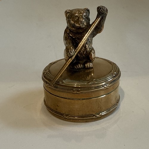 Title antique brass teddy - title:,