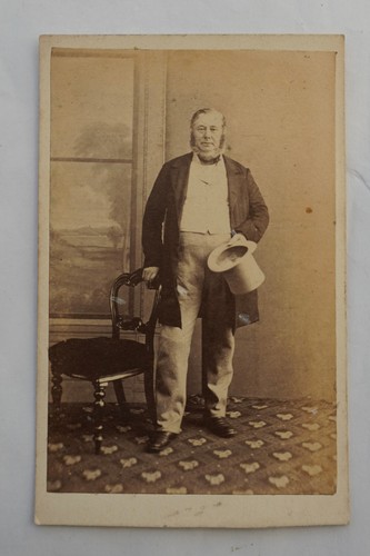 Cdv victorian man - man, holding