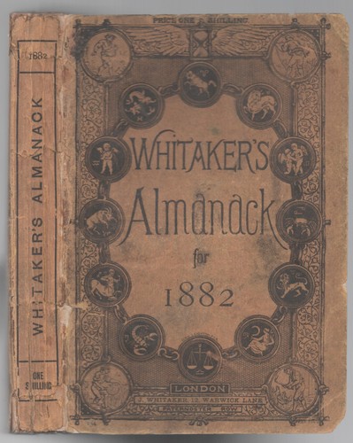 Whitaker almanack for - whitaker's, 1882