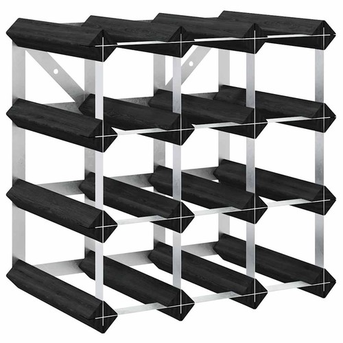 Solid pine wood wine rack - pine,