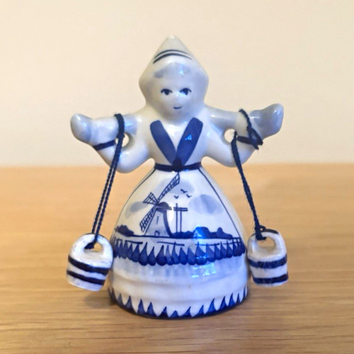 Blue white glossy - &, ceramic