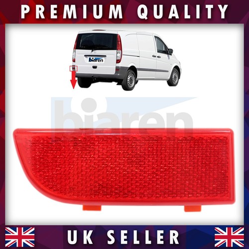 Rear bumper reflector - bumper, light