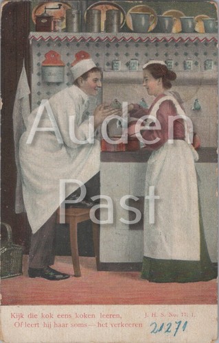 Vintage postcard dutch - vintage,