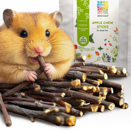 Apple chew sticks - chew, natural