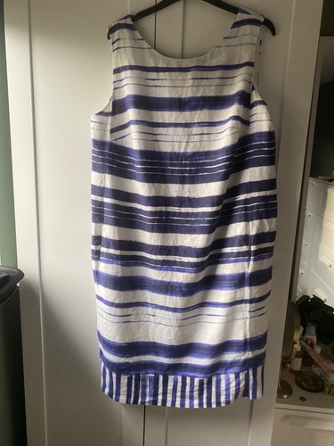 Laura ashley linen dress size - laura,