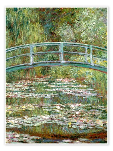 Bridge over pond - a, of