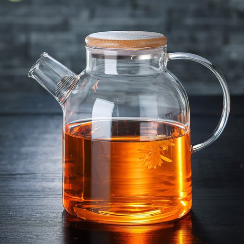 Glass teapot stovetop - teapot,