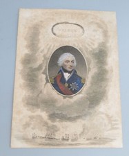 Horatio Nelson Hand Coloured