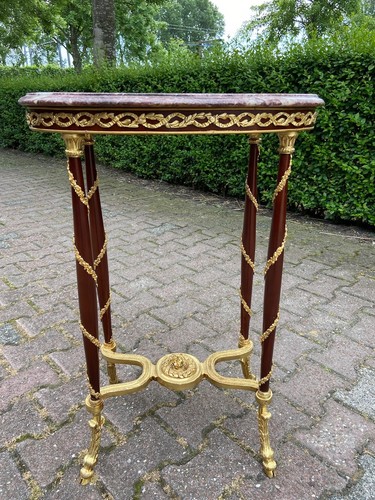 Side table louis xvi mahogany - table,