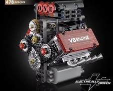 478pcs V8 Engine Technical Building Block Set