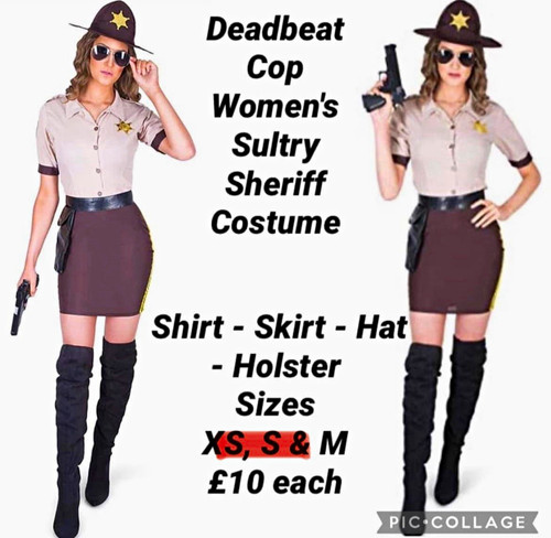 Womens sultry sheriff police - womens,