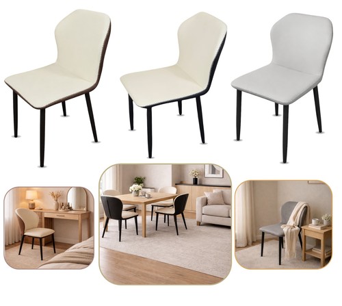 Comfy leather dining chairs - leather,