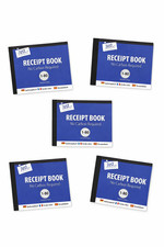 5 x Receipt Duplicate Book