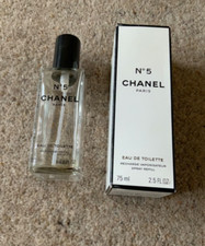 Vintage Chanel No 5 Empty 75ml Refill Spray bottle & box