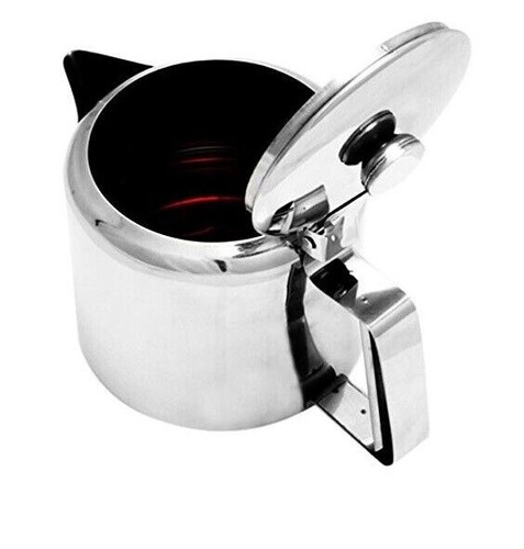 Stainless steel teapot litre - stainless,