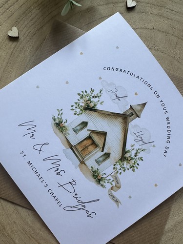 Personalised handmade wedding - handmade,