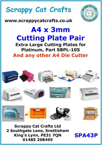 Cutting plates pair for - a4,