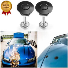 2 of Pack Push Button Quick Release Car Bumper Hood Pin Bonnet Lock Latch Clip
