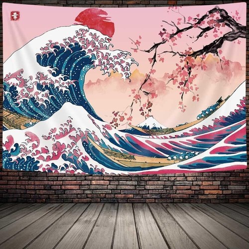 Large japanese tapestry cool - large,