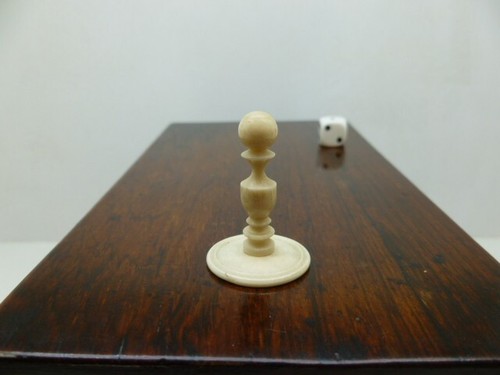 Bone chess pawn 34mm - chess, 34mm,