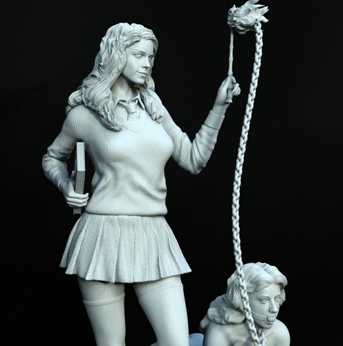 Witches school resin - school,