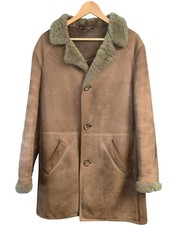 Taunton Lambskin Coat Shearling Brown Winter Jacket Size 38
