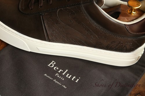 Berluti scritto brown leather - scritto,