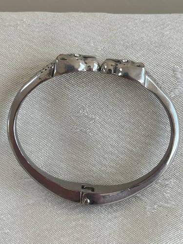 Vintage silver tone - silver, twin