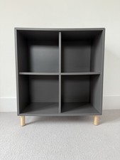 IKEA Eket Dark Grey Cabinet With Wooden Legs