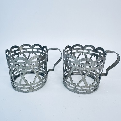 Vintage pair podstakannik - pair, tea