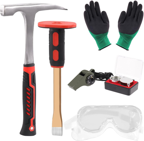 6pcs geology rock - hammer, and