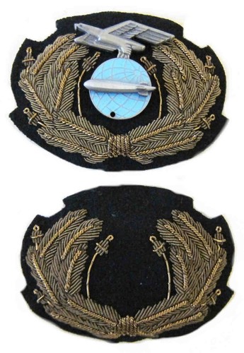 Zeppelin officer cap badge - zeppelin,