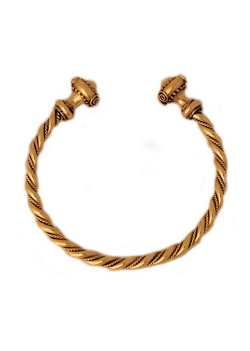 Bronze twisted celtic germanic - bronze,