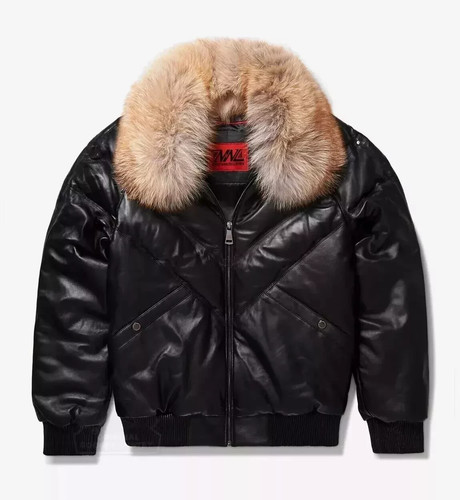 Black sheepskin soft collar - black,