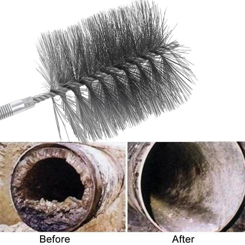 Chimney brush cleaning - chimney,