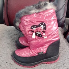 kids size UK 12 PINK SNOW