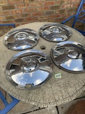 vintage chrome 15" wheel trims