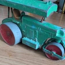 Dinky 251 Aveling Barford Road Roller - Good Vintage Original Model 1950s 