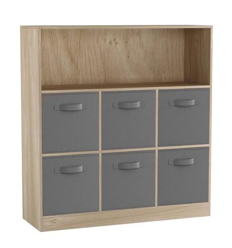 Wide cube bookcase wooden - wide,