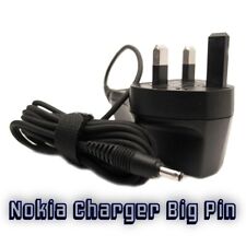 NEW Uk mains wall charger with BIG Pin for nokia