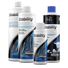 Seachem Stability Treatment New Aquarium Bacterial Booster Ammonia Remover